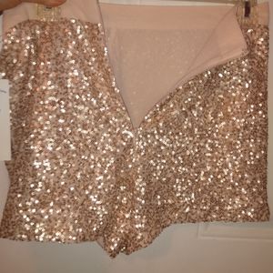 French Connection Sequin Shorts size 6